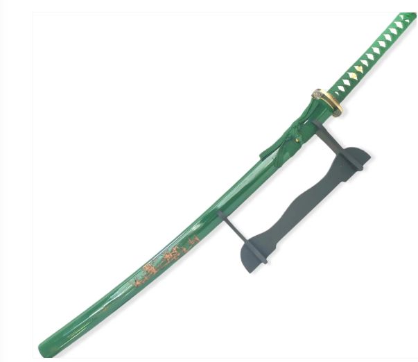 Katana: 39" Green Tree etch Scabb BTTL Ready