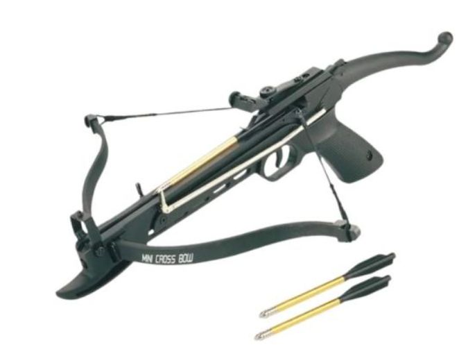 Crossbow: Pistol Grip Fiber Glass body 80lbs