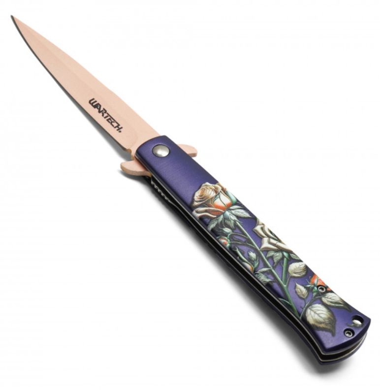 Stiletto KNF 8" Midnight Rose