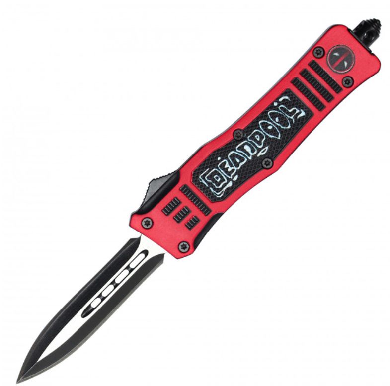 OTF: Atomic Deadpool Red HNDl 7" DBL Edge BLD
