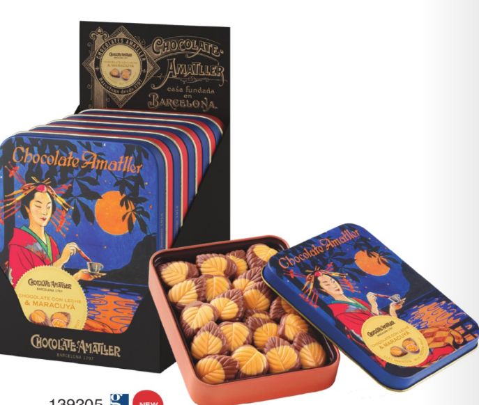 MLK Choco Passion Fruit Leaves tin Spain
