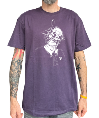 T-shirt Karma purple night