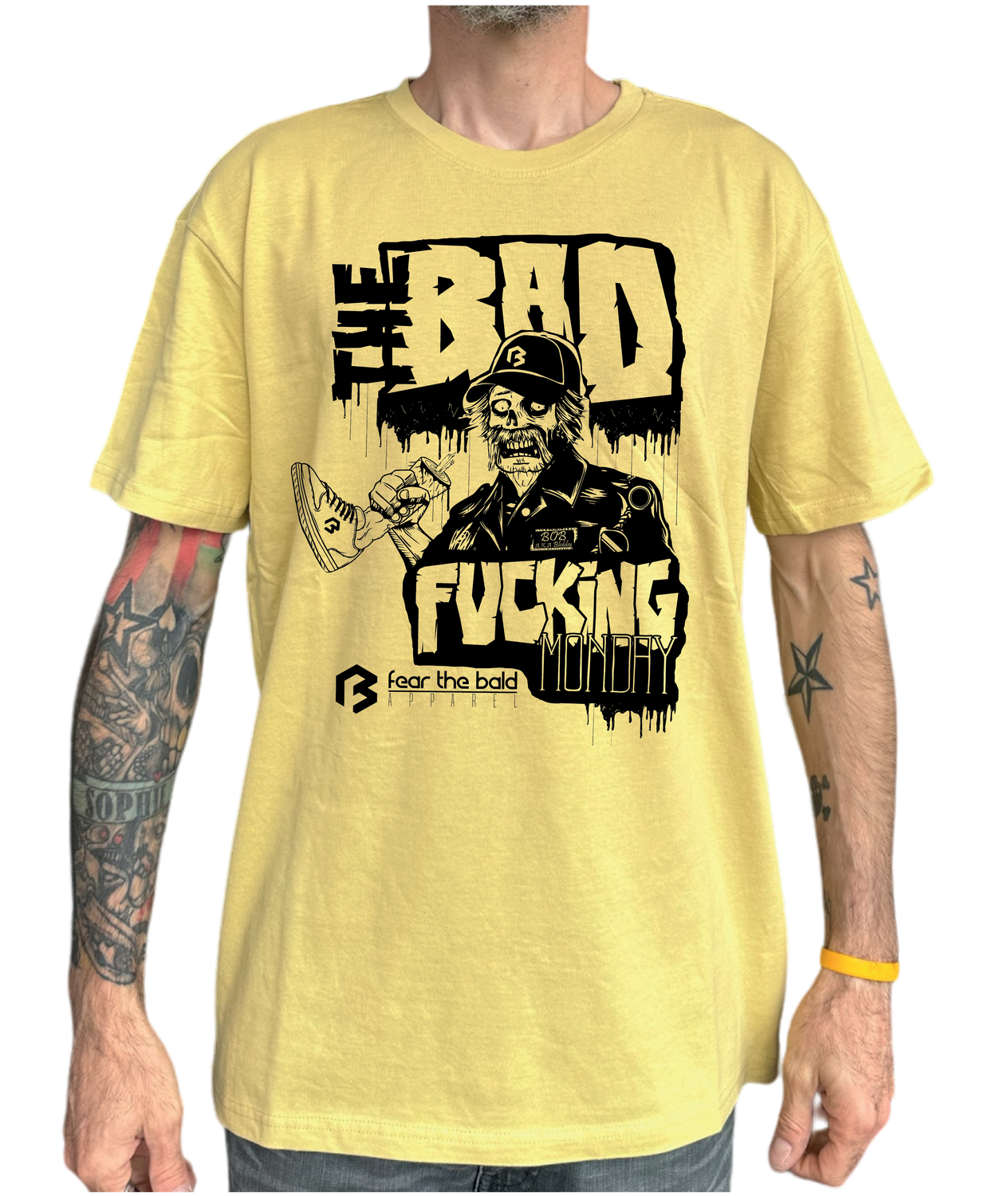 T-shirt Bad Monday jaune