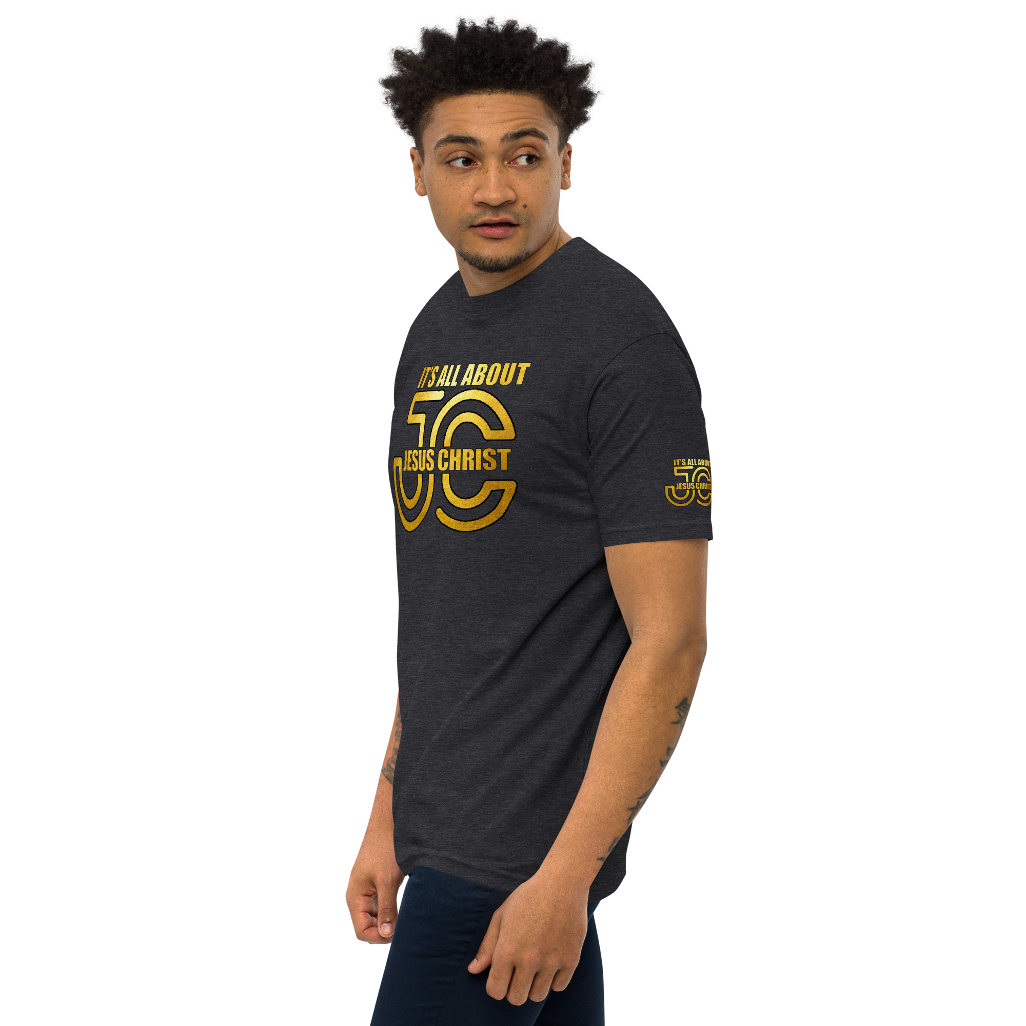 IT&#039;S ALL ABOUT JESUS CHRIST | Unisex premium Quality T-shirt