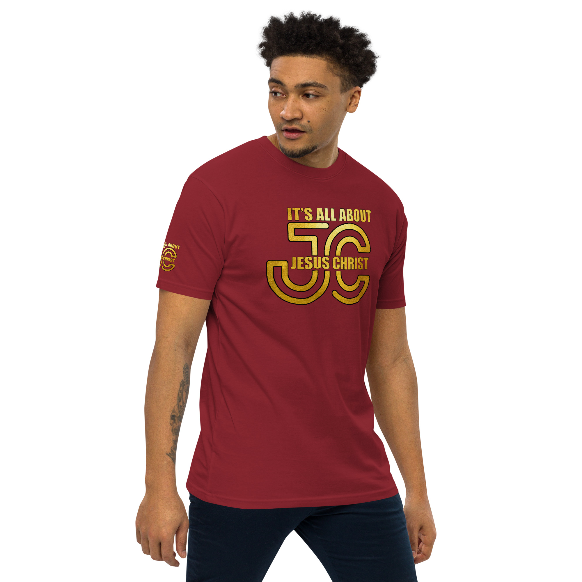 IT&#039;S ALL ABOUT JESUS CHRIST | Unisex premium Quality T-shirt