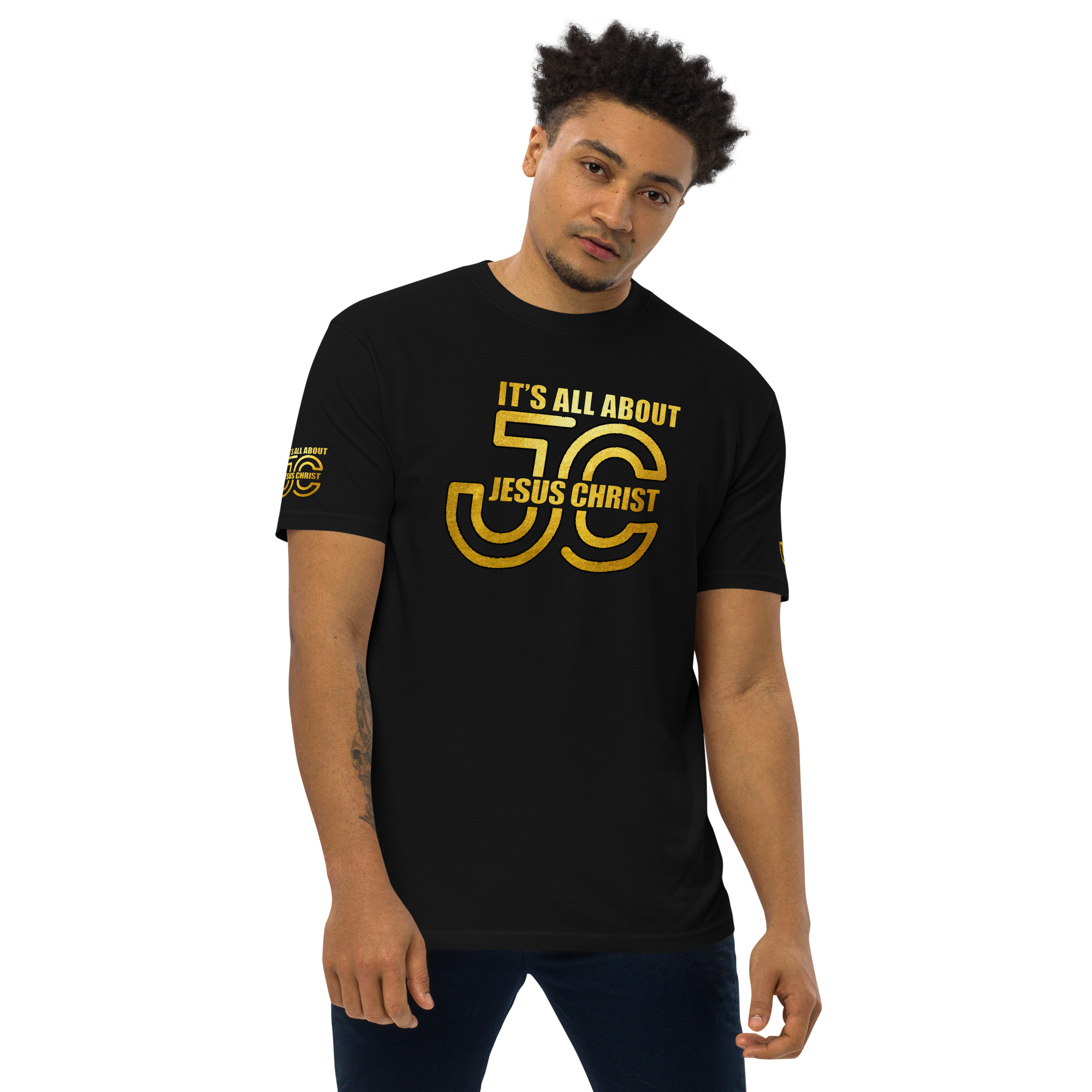 IT&#039;S ALL ABOUT JESUS CHRIST | Unisex premium Quality T-shirt