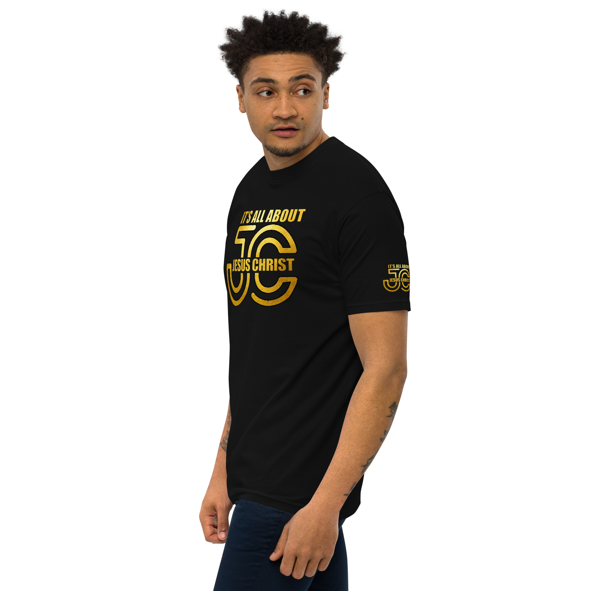 IT&#039;S ALL ABOUT JESUS CHRIST | Unisex premium Quality T-shirt