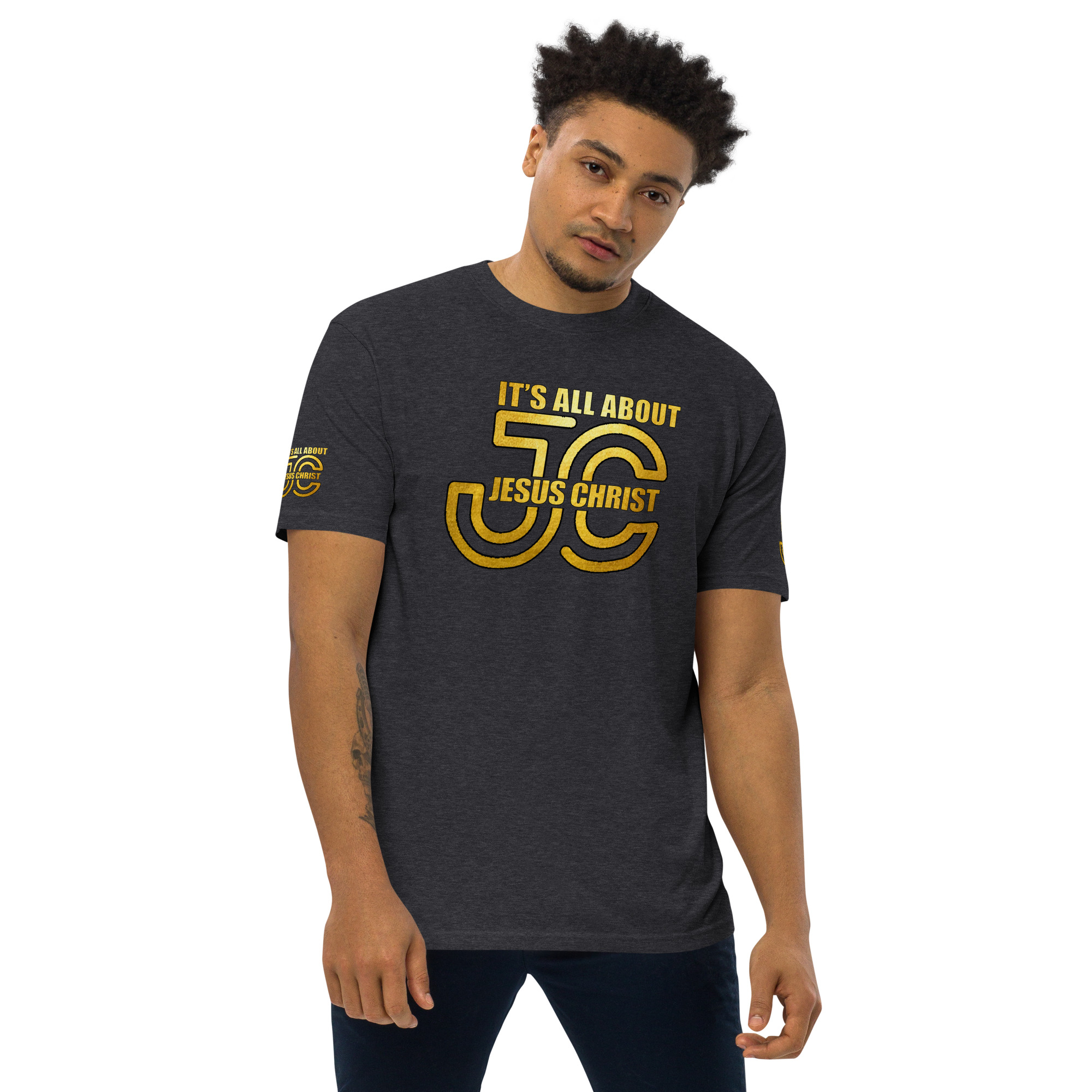 IT&#039;S ALL ABOUT JESUS CHRIST | Unisex premium Quality T-shirt