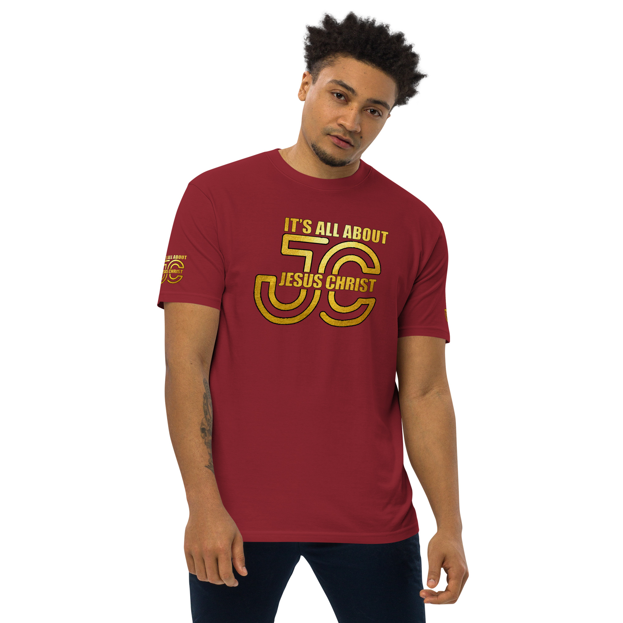 IT&#039;S ALL ABOUT JESUS CHRIST | Unisex premium Quality T-shirt