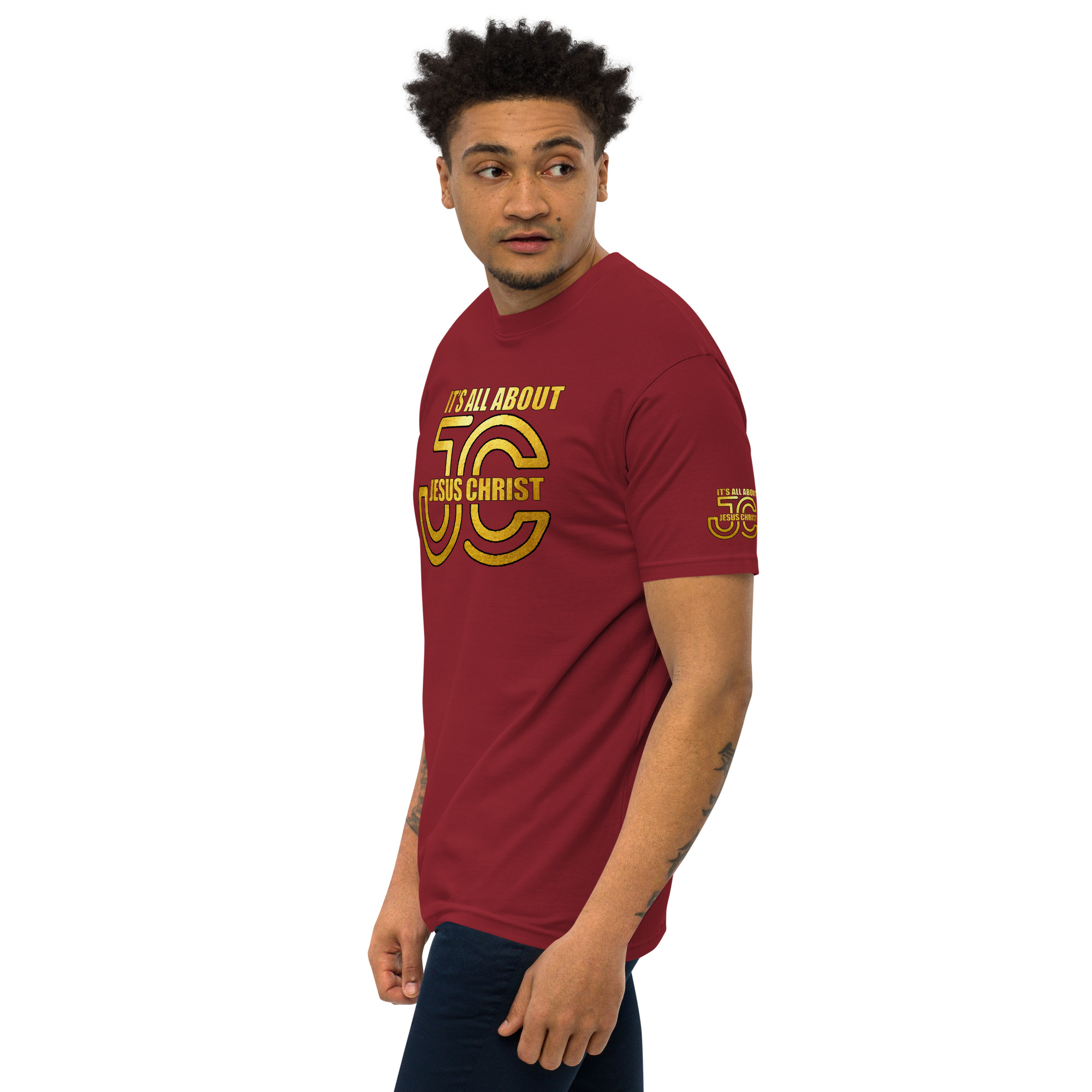 IT&#039;S ALL ABOUT JESUS CHRIST | Unisex premium Quality T-shirt