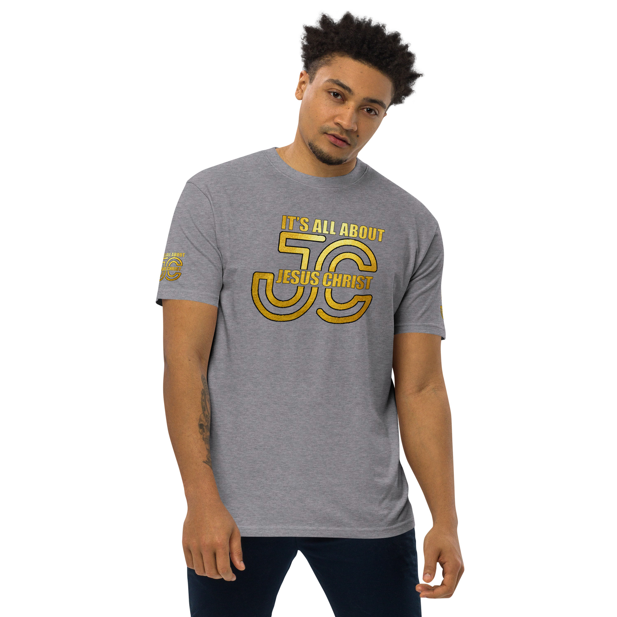 IT&#039;S ALL ABOUT JESUS CHRIST | Unisex premium Quality T-shirt