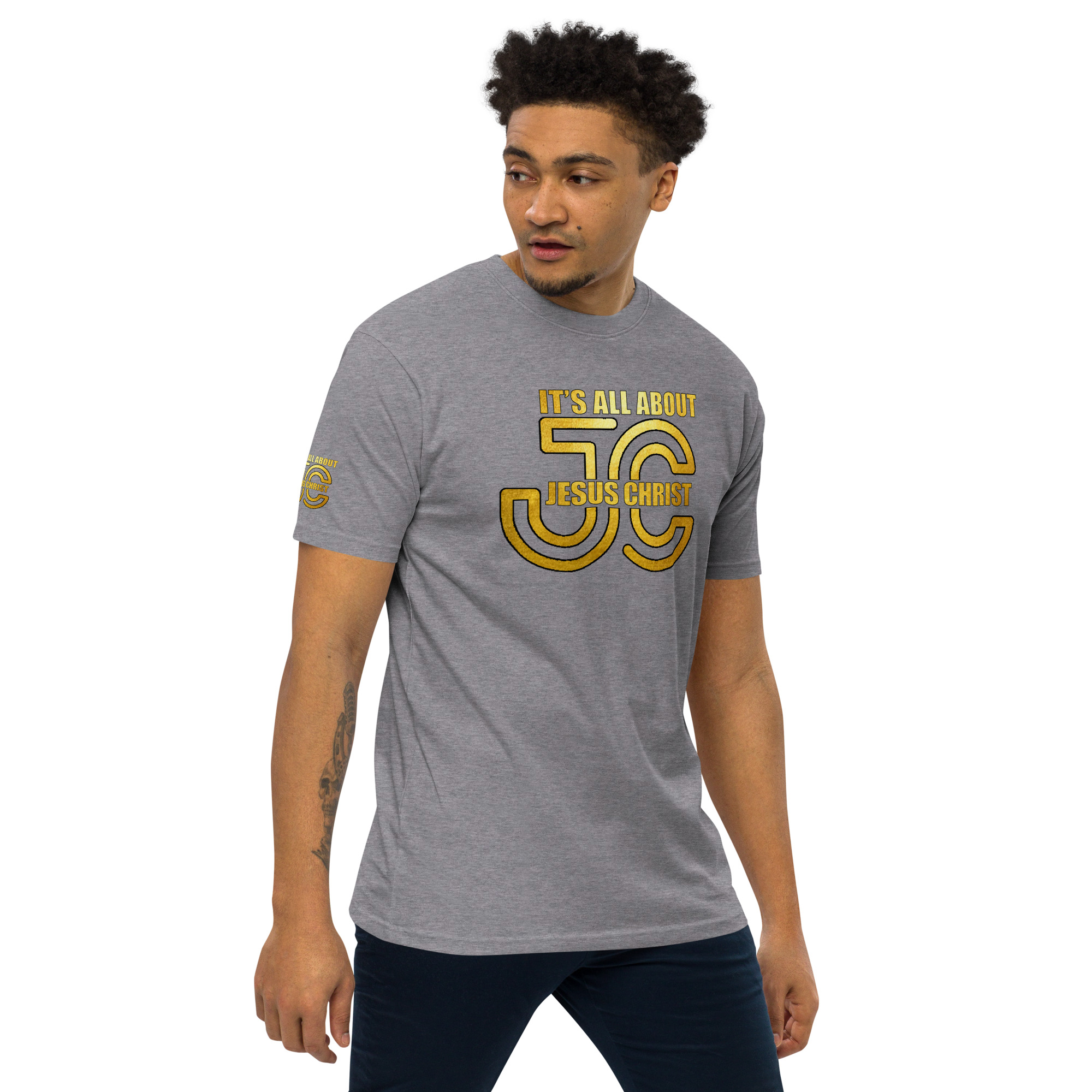 IT&#039;S ALL ABOUT JESUS CHRIST | Unisex premium Quality T-shirt