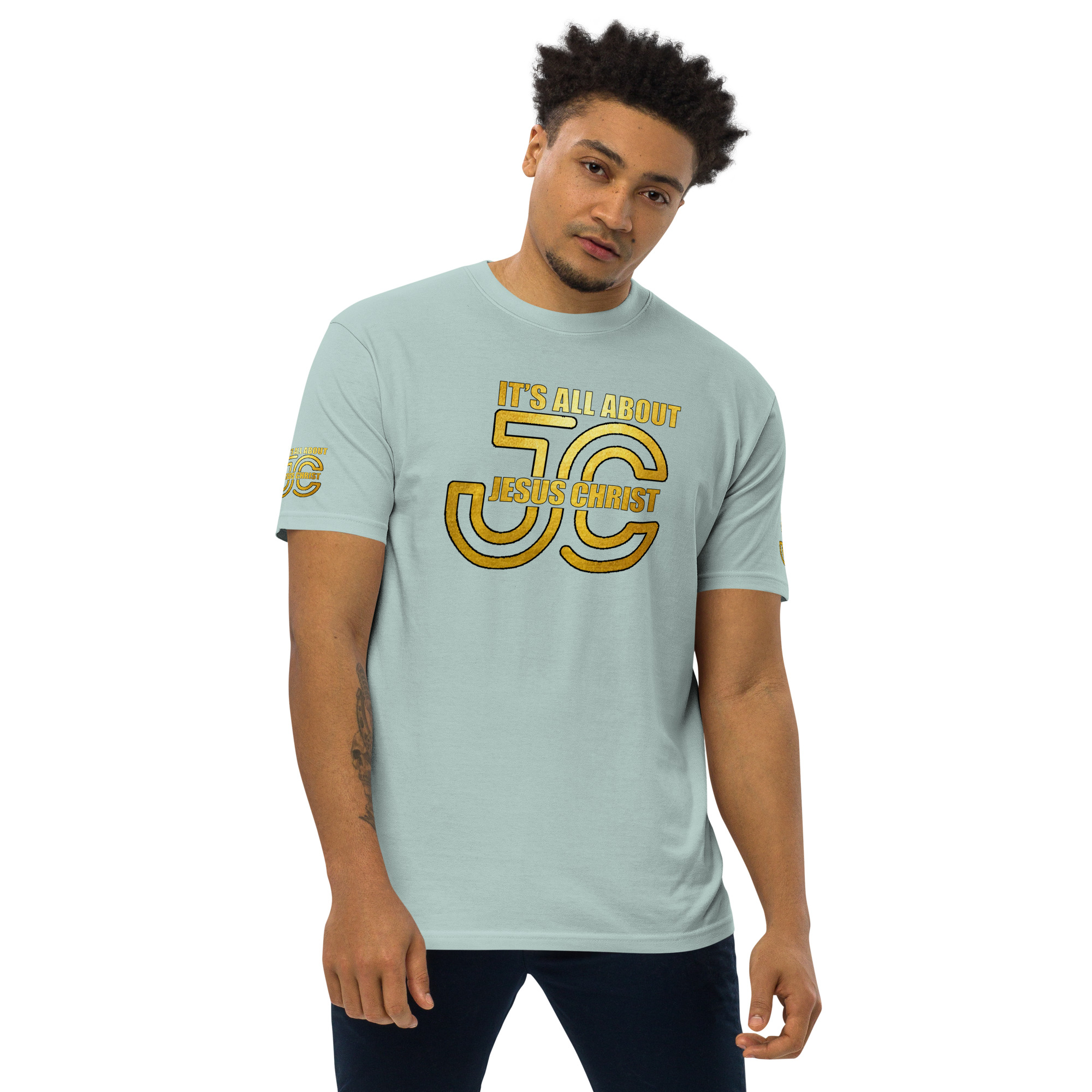 IT&#039;S ALL ABOUT JESUS CHRIST | Unisex premium Quality T-shirt