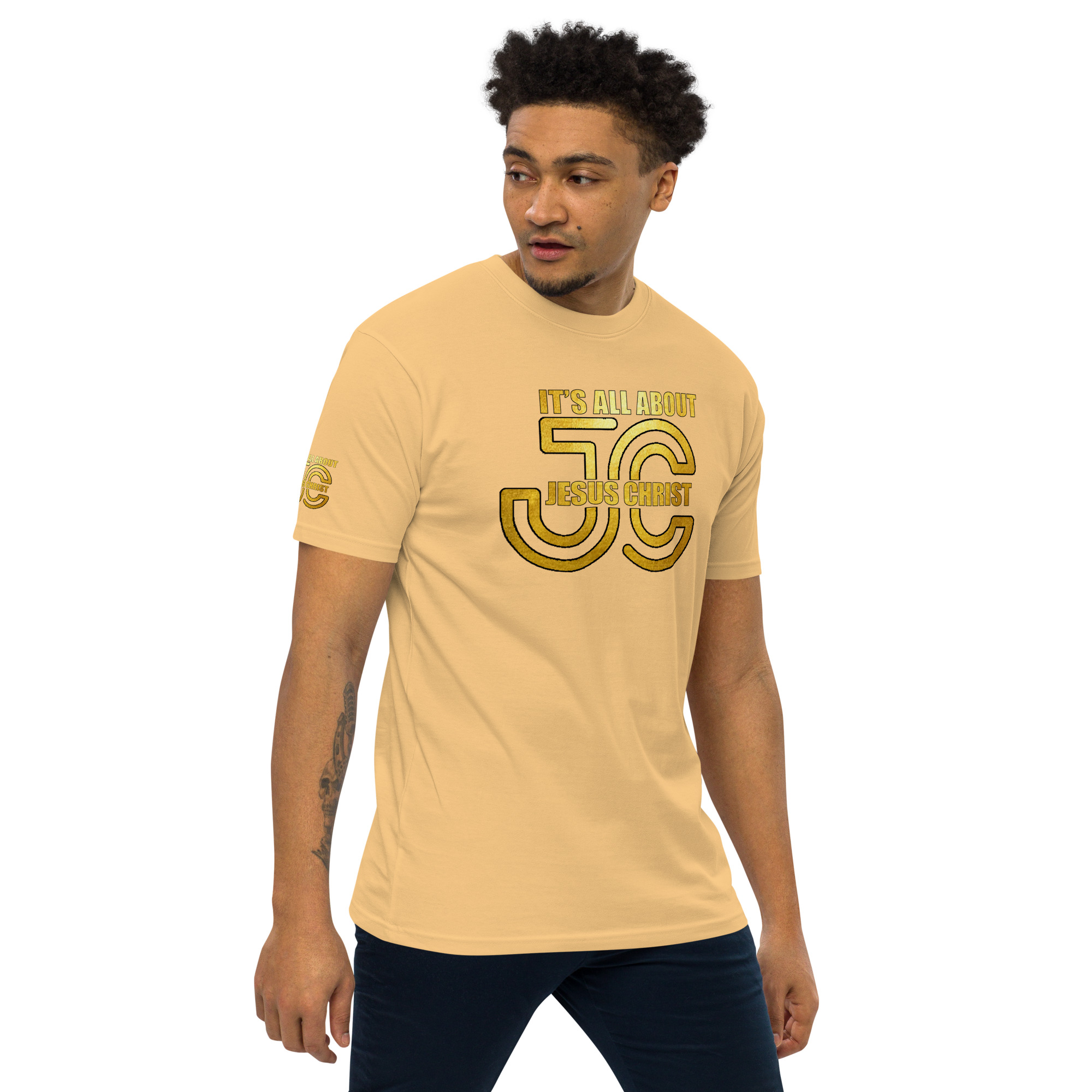IT&#039;S ALL ABOUT JESUS CHRIST | Unisex premium Quality T-shirt