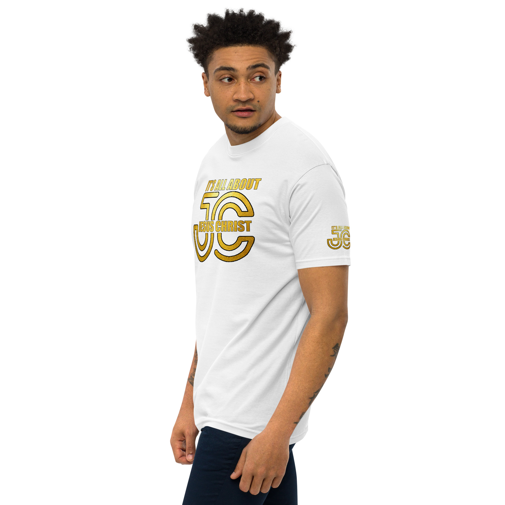 IT&#039;S ALL ABOUT JESUS CHRIST | Unisex premium Quality T-shirt