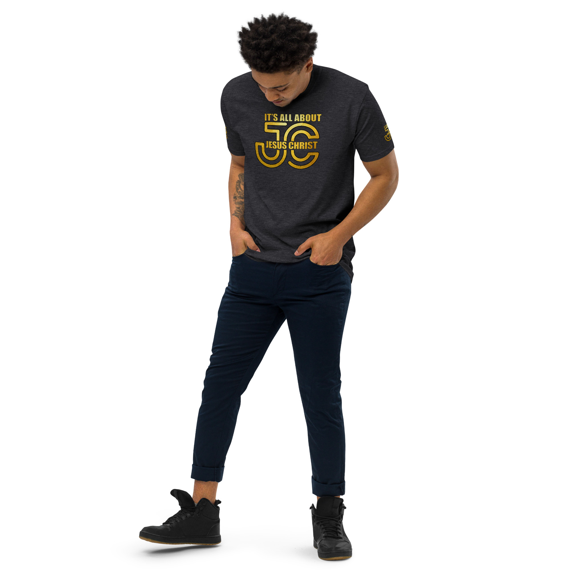 IT&#039;S ALL ABOUT JESUS CHRIST | Unisex premium Quality T-shirt