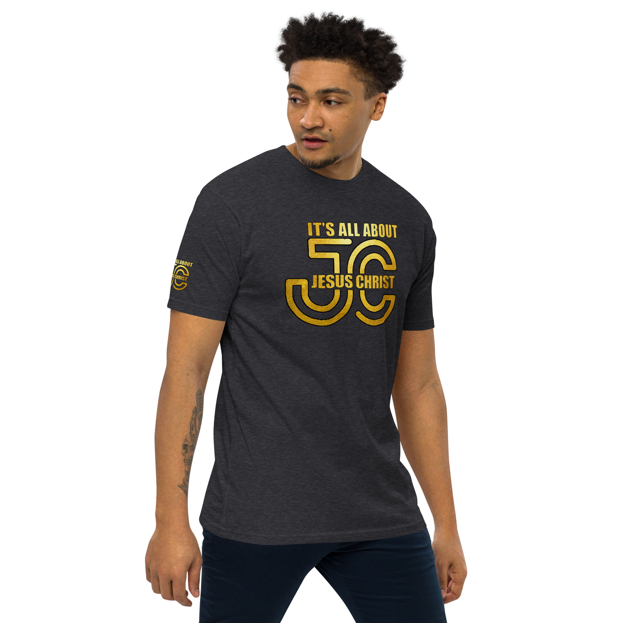 IT&#039;S ALL ABOUT JESUS CHRIST | Unisex premium Quality T-shirt