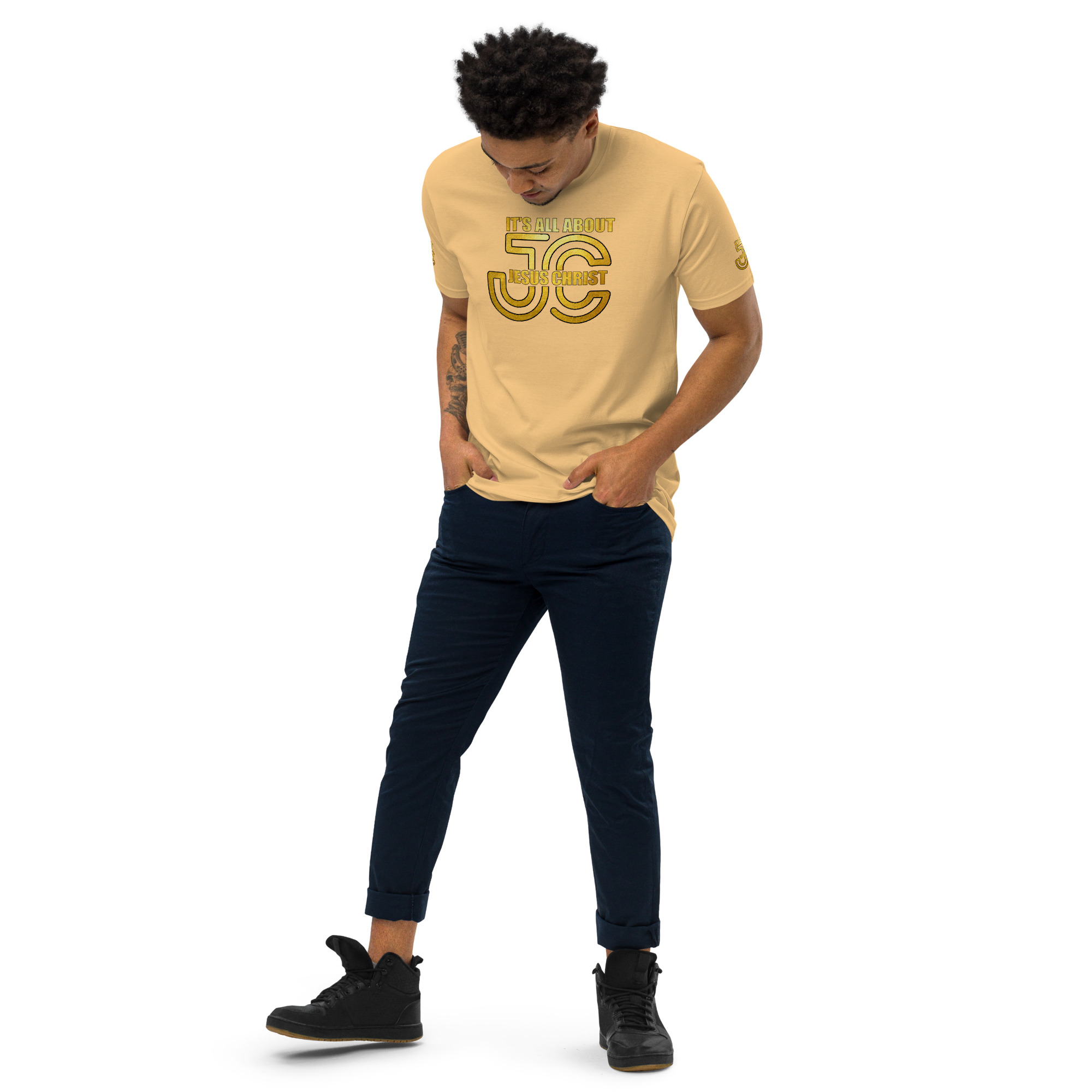 IT&#039;S ALL ABOUT JESUS CHRIST | Unisex premium Quality T-shirt