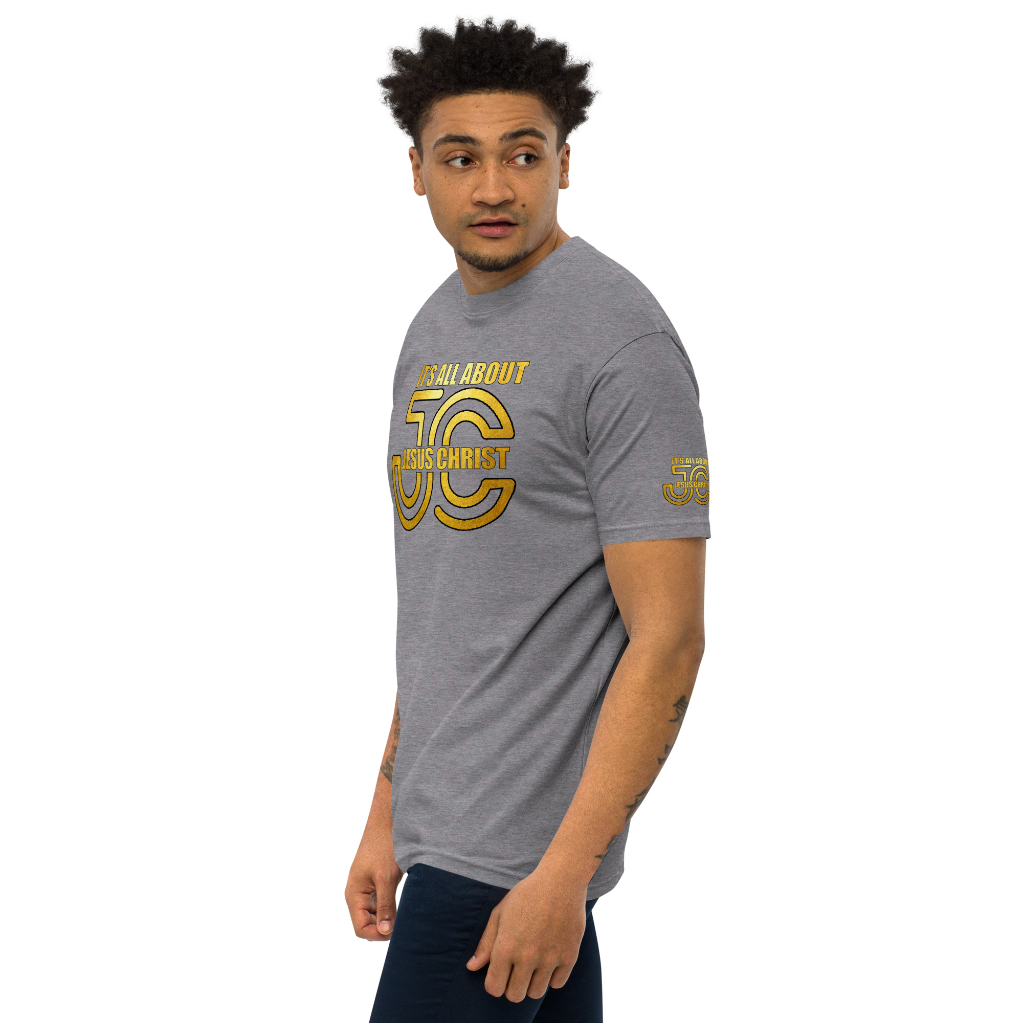 IT&#039;S ALL ABOUT JESUS CHRIST | Unisex premium Quality T-shirt