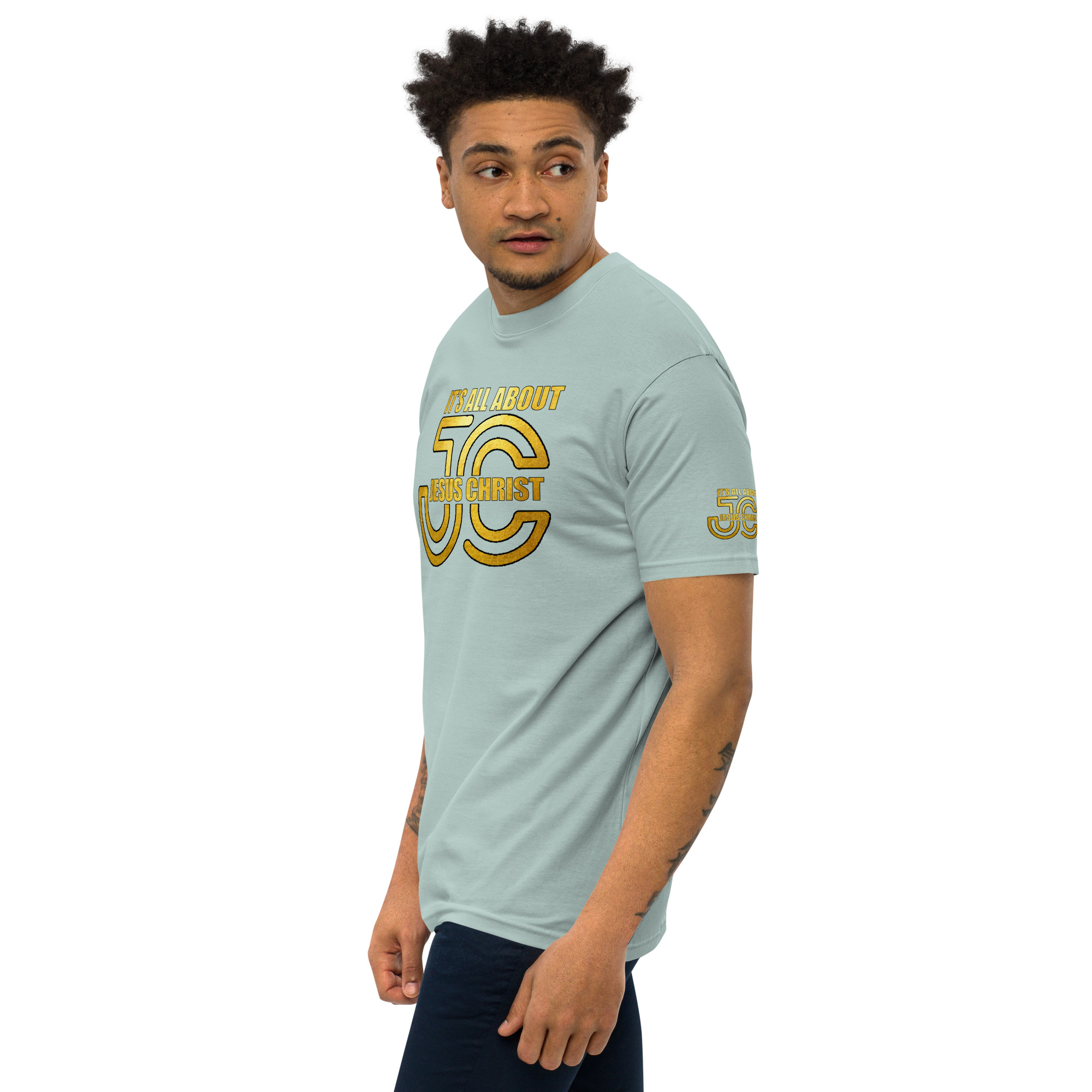 IT&#039;S ALL ABOUT JESUS CHRIST | Unisex premium Quality T-shirt