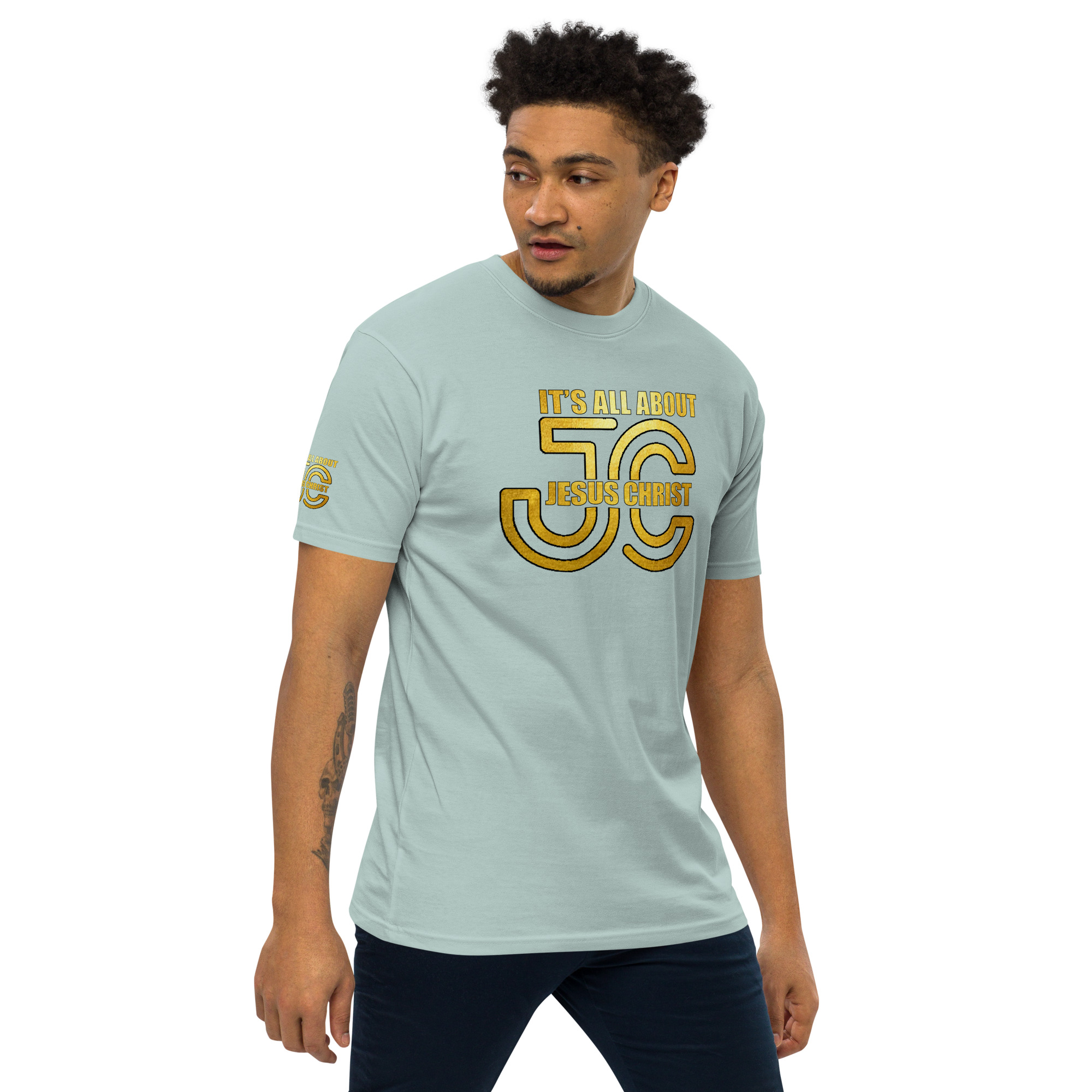 IT&#039;S ALL ABOUT JESUS CHRIST | Unisex premium Quality T-shirt