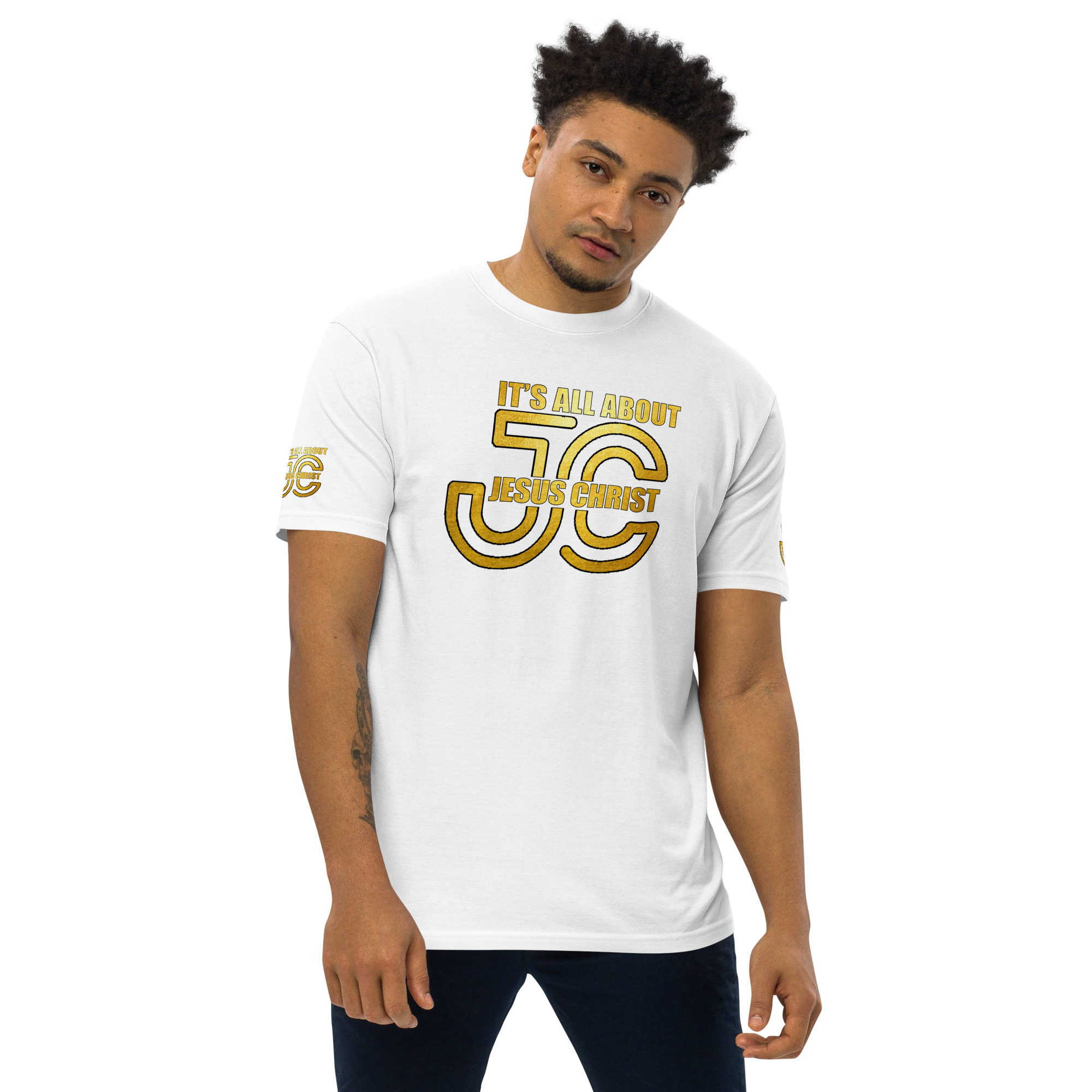 IT&#039;S ALL ABOUT JESUS CHRIST | Unisex premium Quality T-shirt