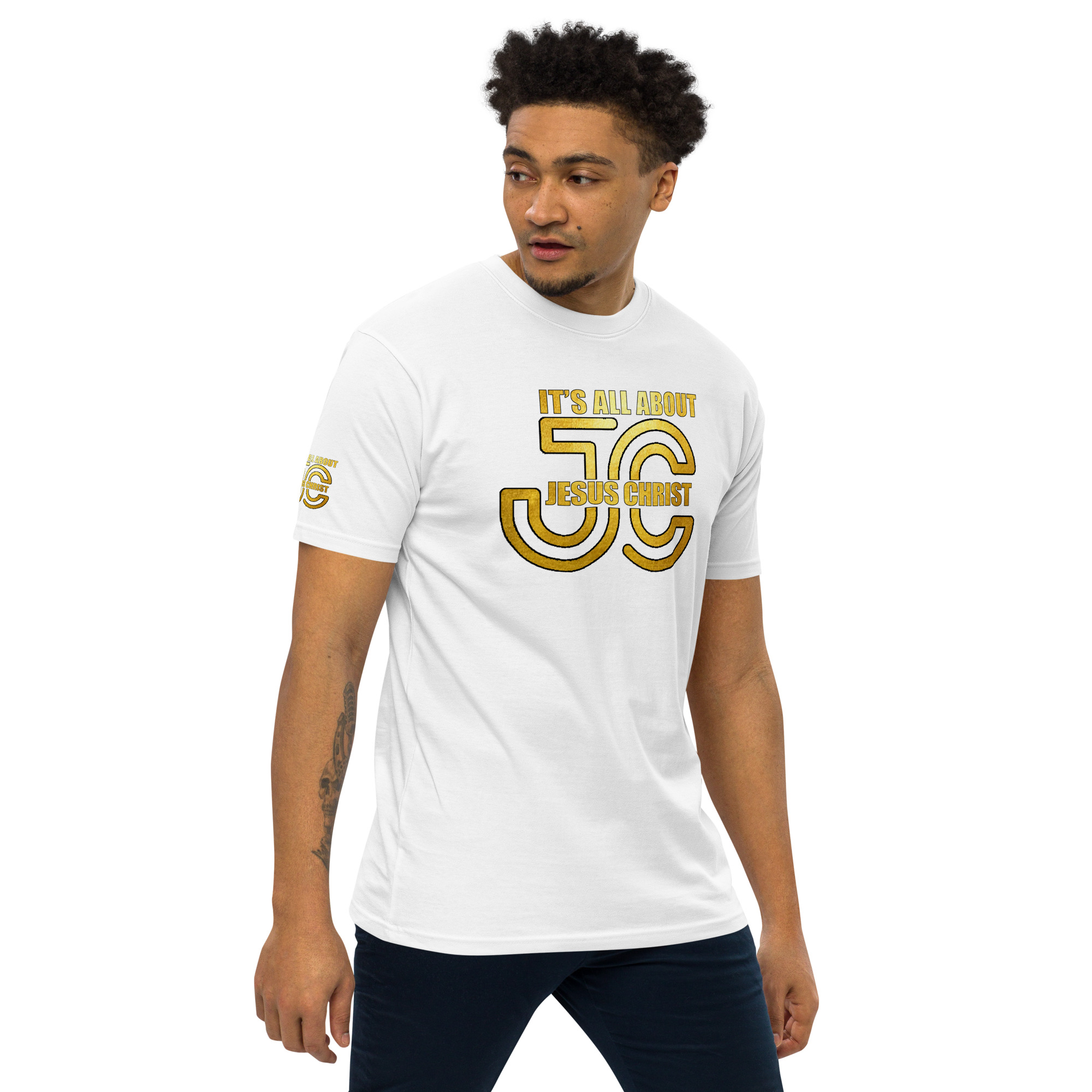 IT&#039;S ALL ABOUT JESUS CHRIST | Unisex premium Quality T-shirt