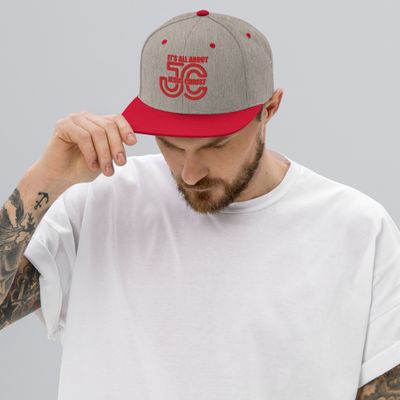 IT'S ALL ABOUT JESUS CHRIST Snapback Hat 