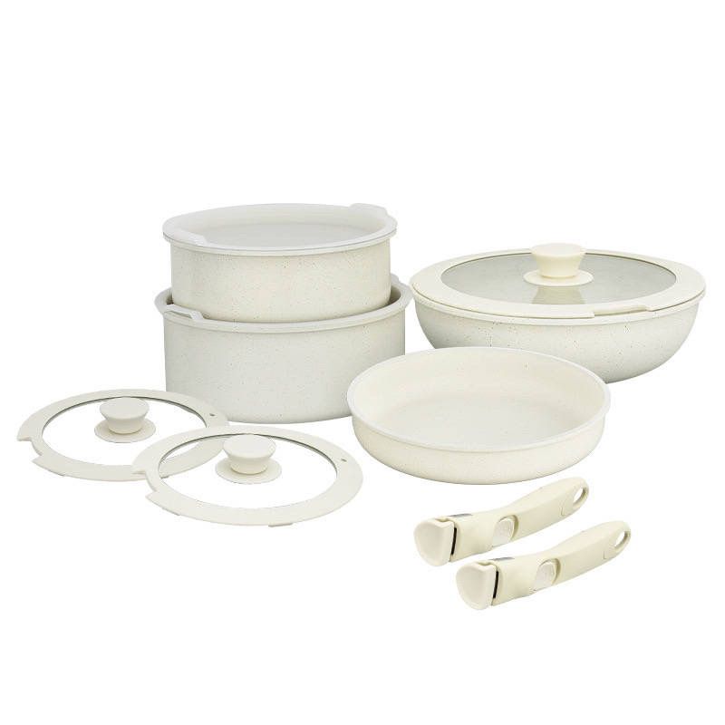 11pc Detachable Handle Pots