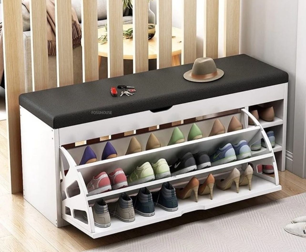 Shoe Rack with bench