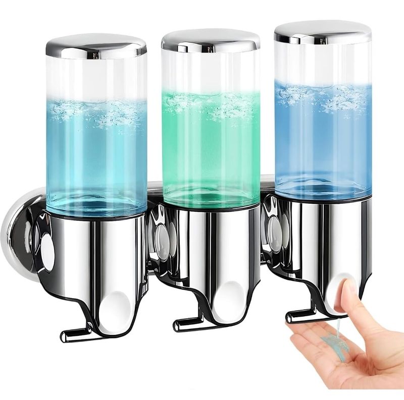 3 in 1 Adhesive Bathroom Dispenser