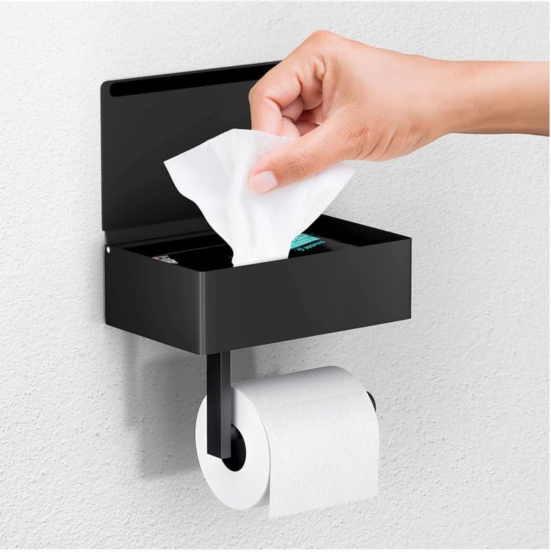 Toilet Paper Holder with storage box