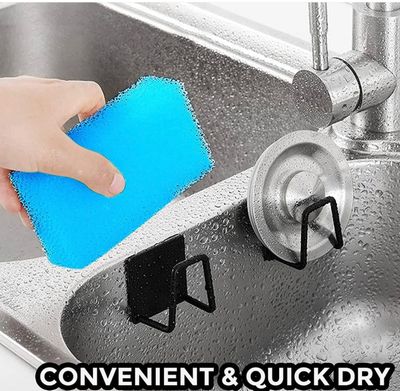 Adhesive Multipurpose in sink sponge holder