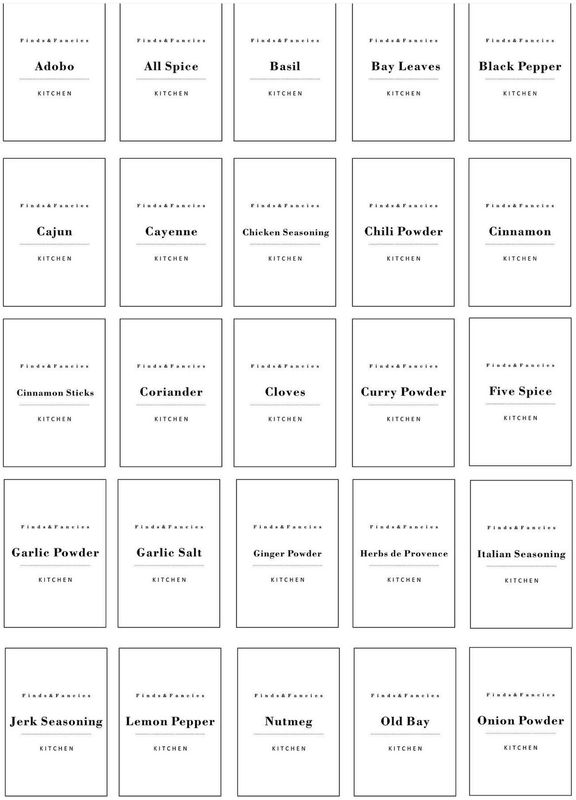 Finds and Fancies Labels Set