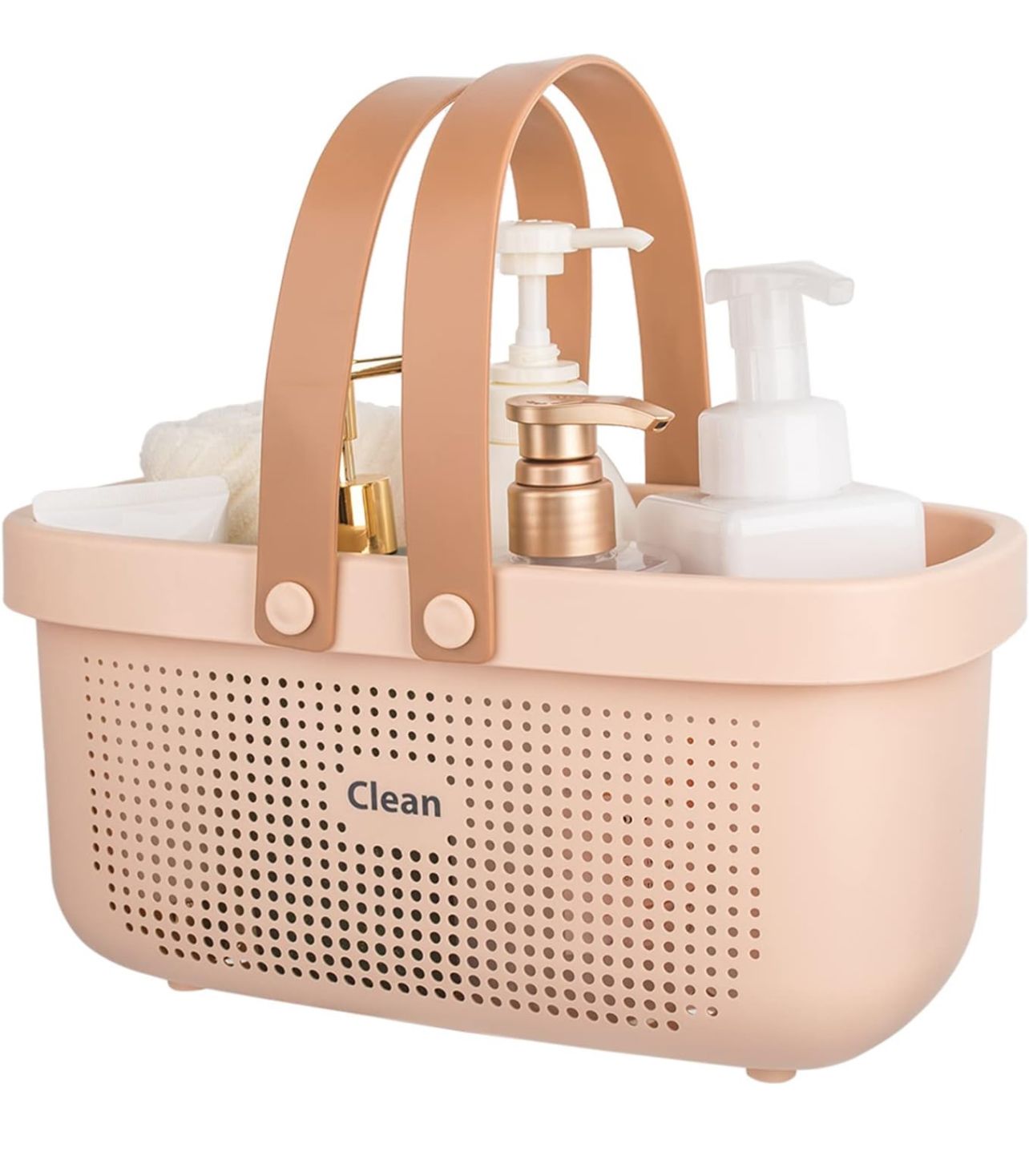 Portable Cleaning Caddy with Silicone Handle