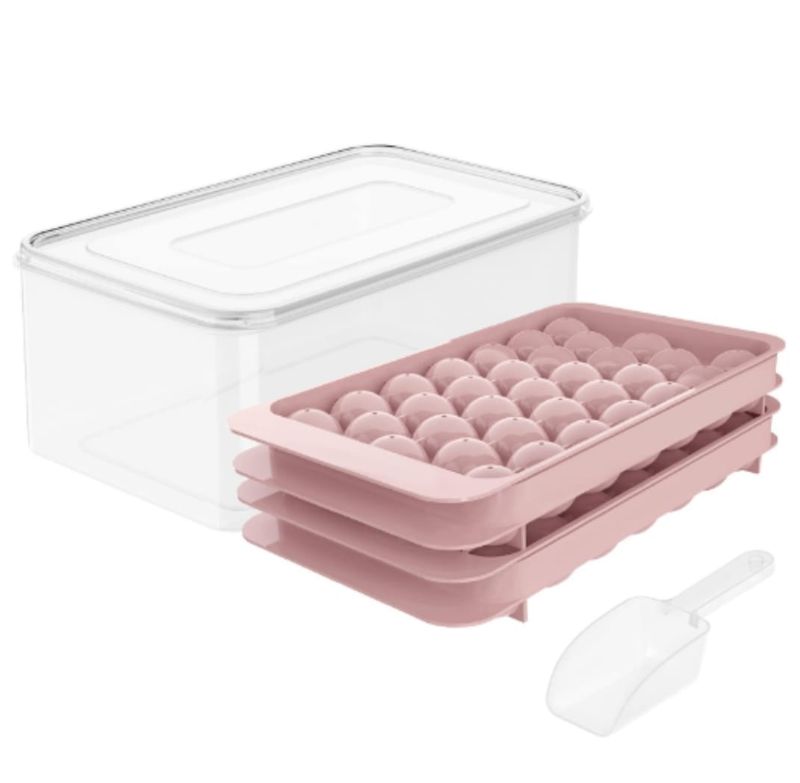 Stackable Round Ice Tray/Set
