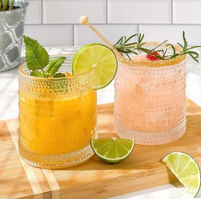 Vintage Hobnail Glasses