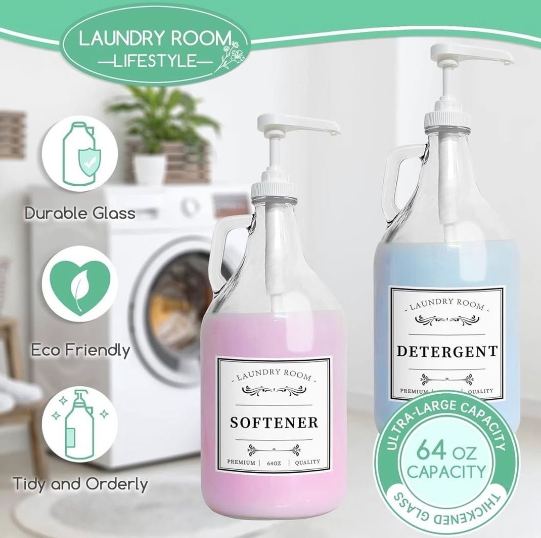 64oz Laundry Detergent Bottles