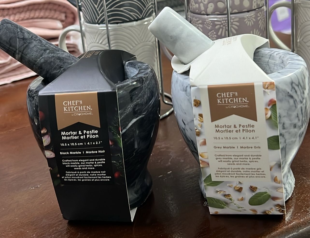 Marble Motar and Pestle