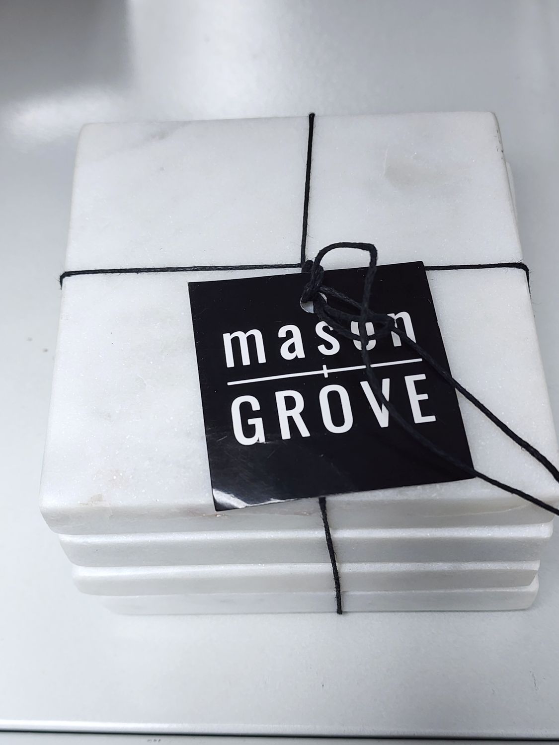 Marble Coasters set of 4