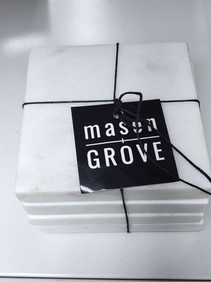Marble Coasters set of 4