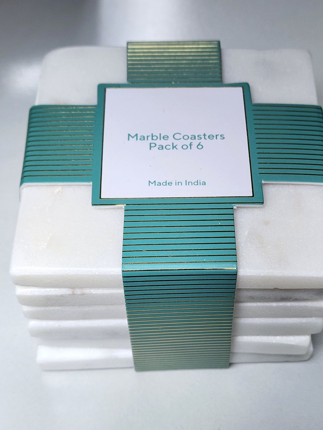 Marble Coasters Set of 6