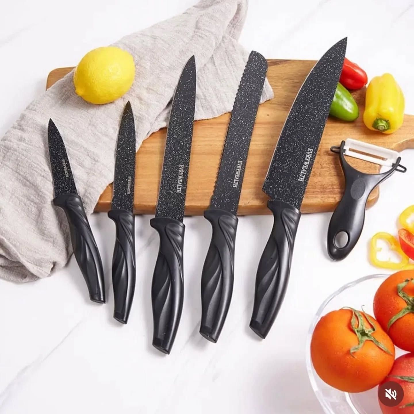 Evryealth 6pc Knife Set