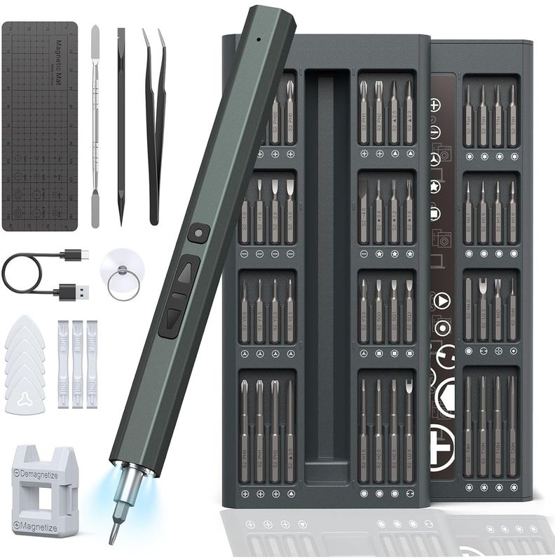 82 in 1 Mini Rechargeable Electric Screwdriver
