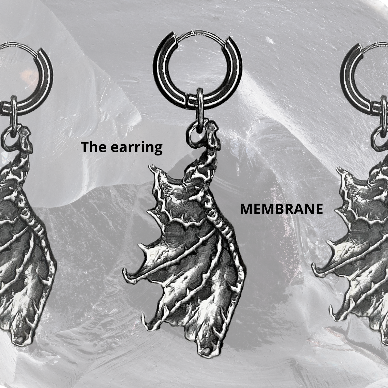 Mono earring THE MEMBRANE