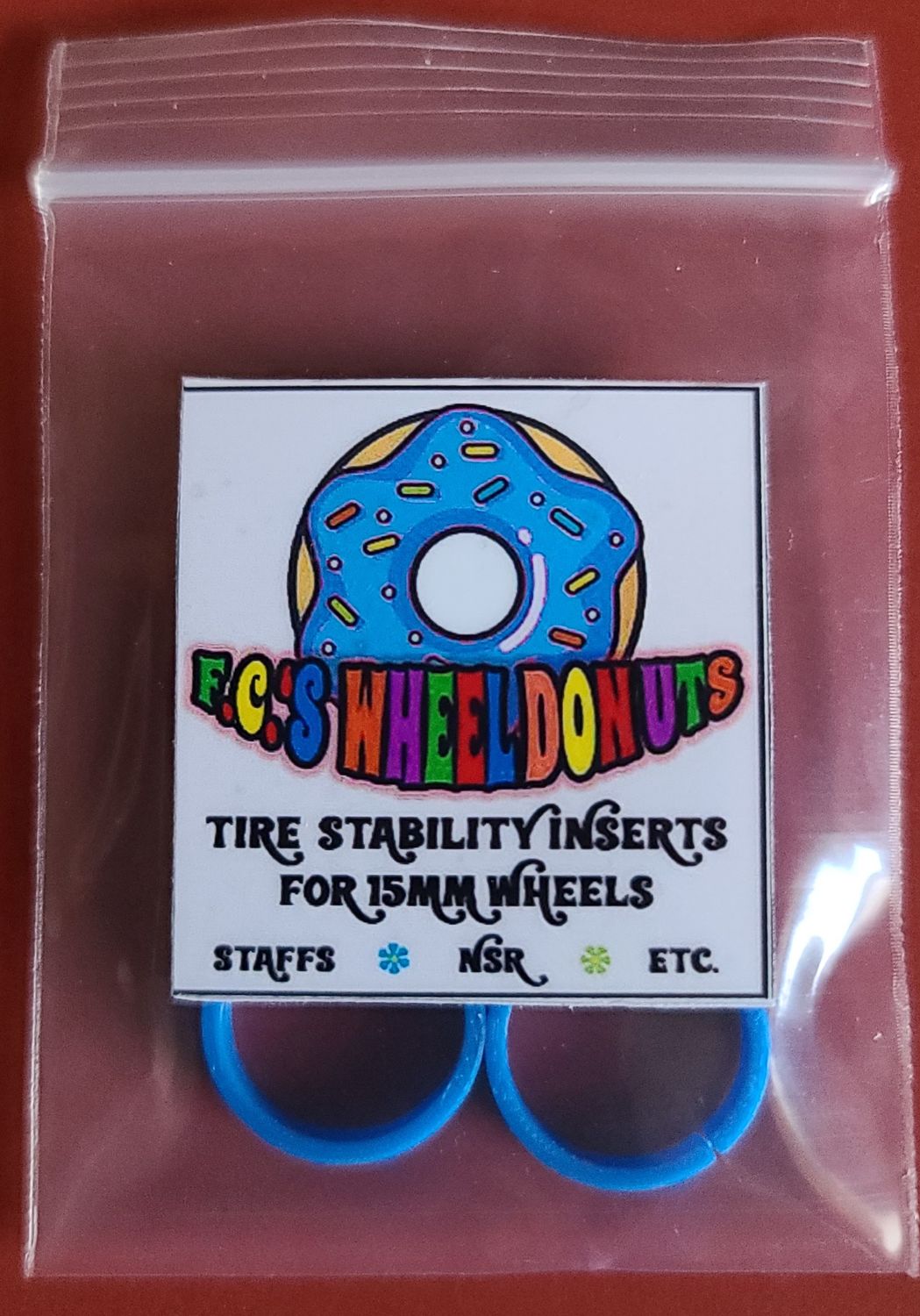 Wheel Stability Inserts (15 mm) BLUE
