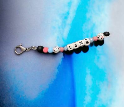 LBNS Silicone Bead Keychain