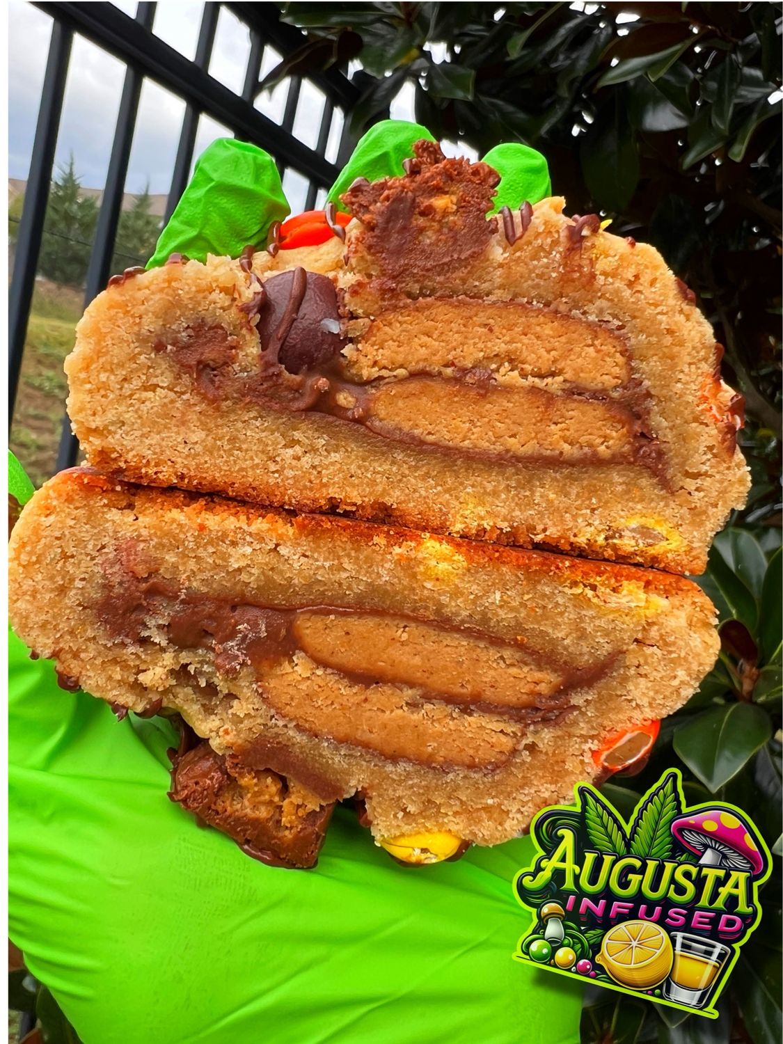 XL Reeces Stuffed Peanut Butter Cookie