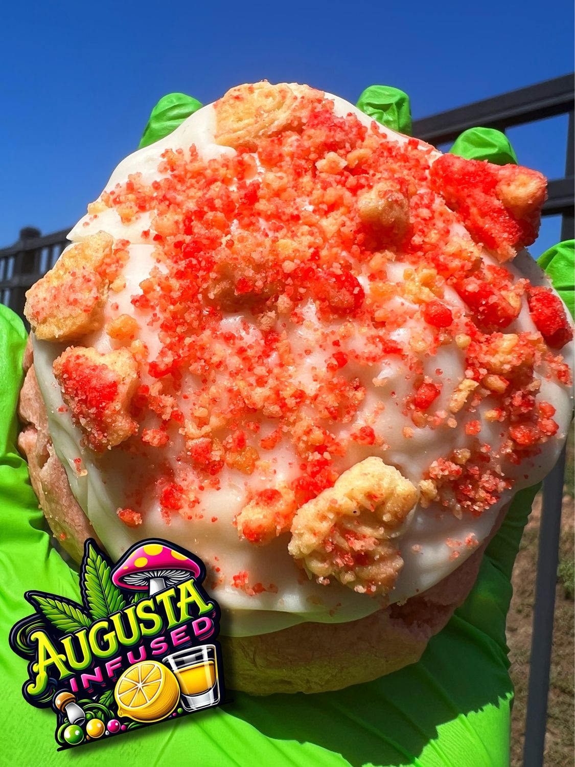 XL Strawberry Shortcake Stuffed Cookie