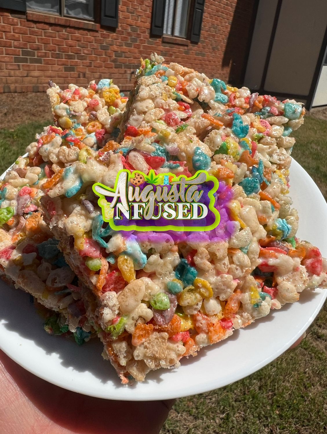 Rice Crispy And Fruity Pebble Mash Up
